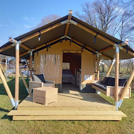 Luxury tent Safari Tent 2 Op Wellness En Stoltenborg