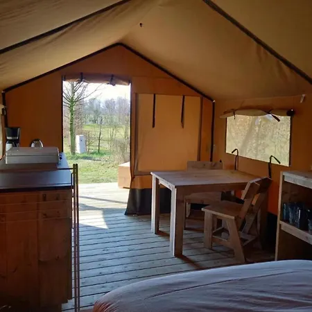 Safari Tent 2 Op Wellness En Stoltenborg Luxury tent *