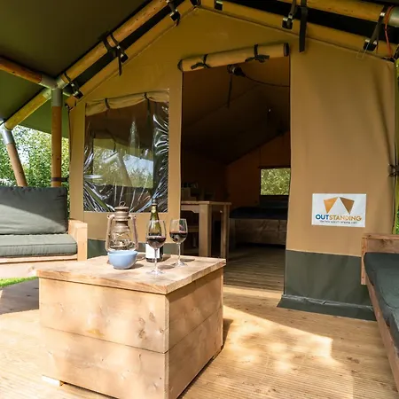 Safari Tent 2 Op Wellness En Stoltenborg 럭셔리텐트