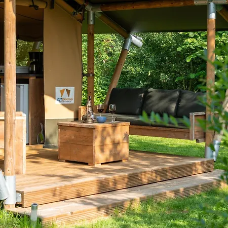 Tente de luxe Safari Tent 2 Op Wellness En Stoltenborg *